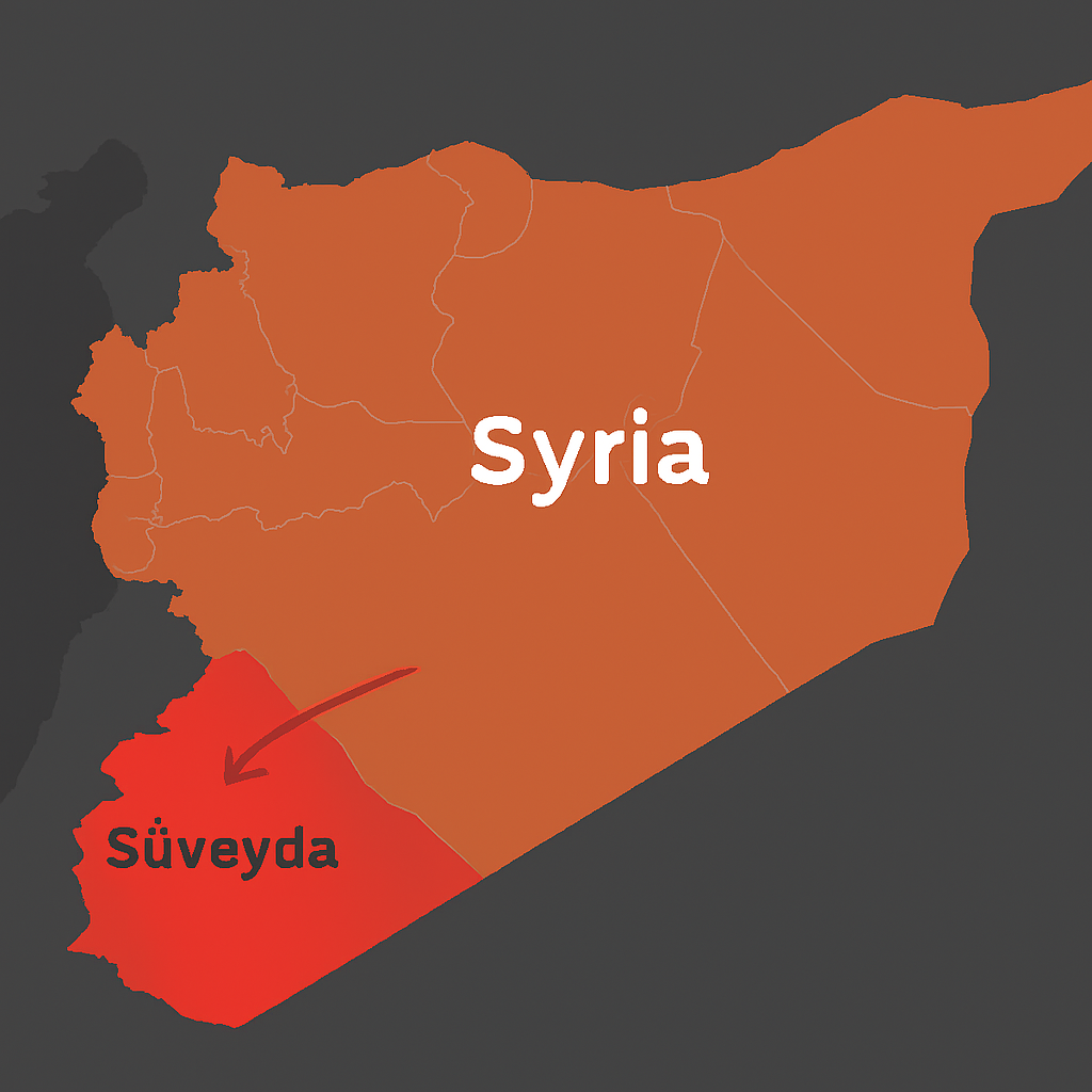 Süveyda’da Çatışmalar Yeniden Alevlendi: Ateşkes İhlali ve İsrail Saldırıları Bölgeyi Sarsıyor