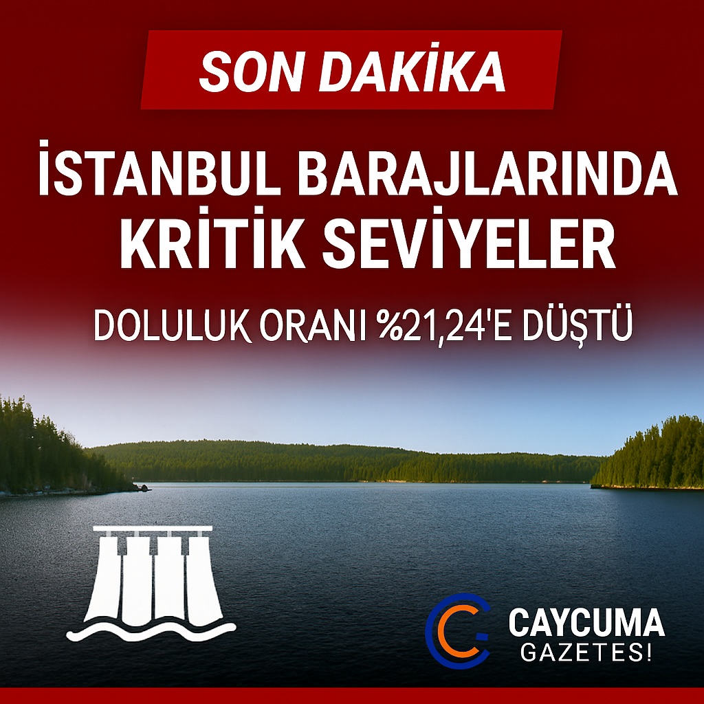 İstanbul Barajlarında Kritik Seviyeler: Doluluk Oranı %21,24’e Düştü