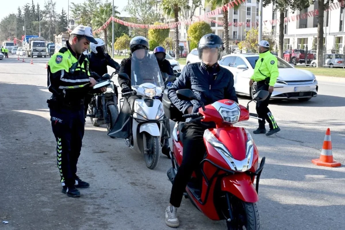 Adıyaman’da Trafikte Motosiklet Denetimi Hız Kesmedi