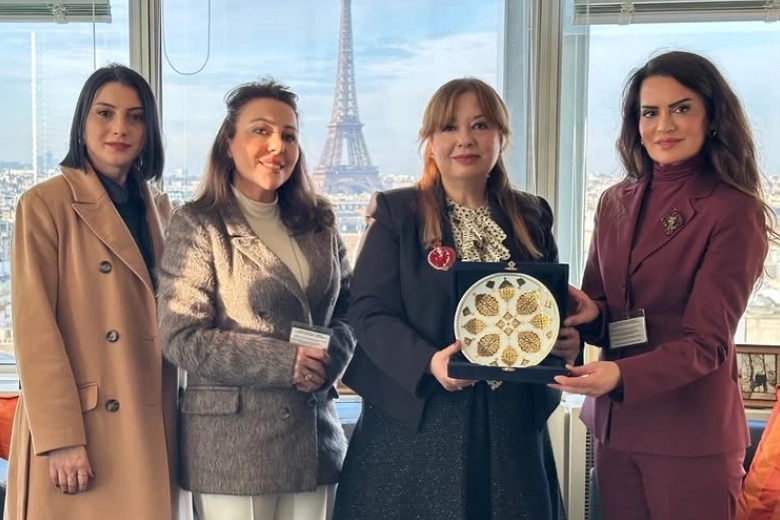 YASAV Yönetimi, Paris’te Büyükelçi Gülnur Aybet’i ziyaret etti.