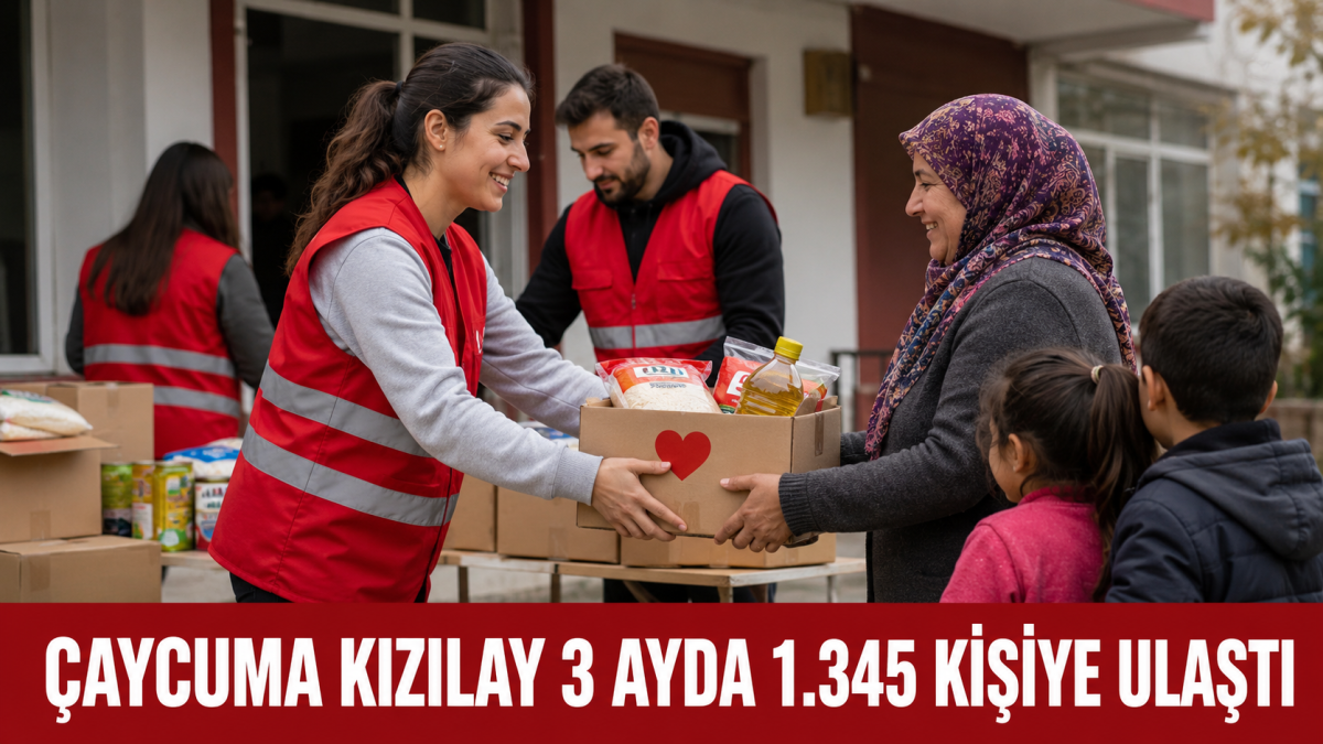 Çaycuma Kızılay 3 ayda 1.345 kişiye ulaştı