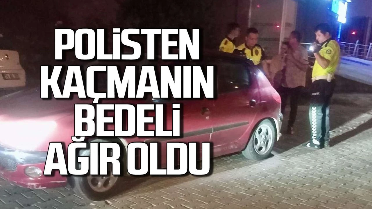 Bartın’da polisten kaçmanın faturası ağır oldu: 815 bin TL ceza