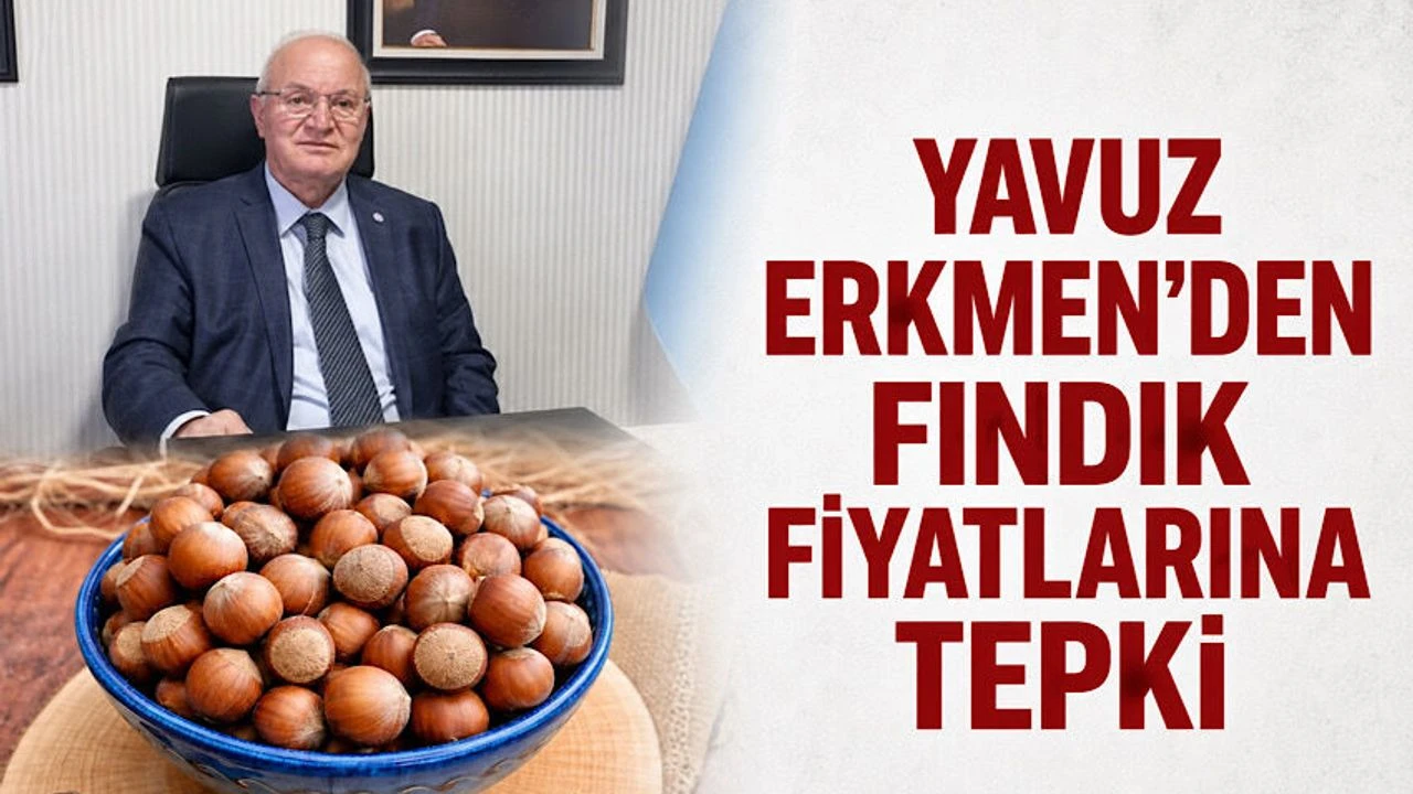 Yavuz Erkmen’den fındık fiyatlarına tepki: “Üretici zor durumda”