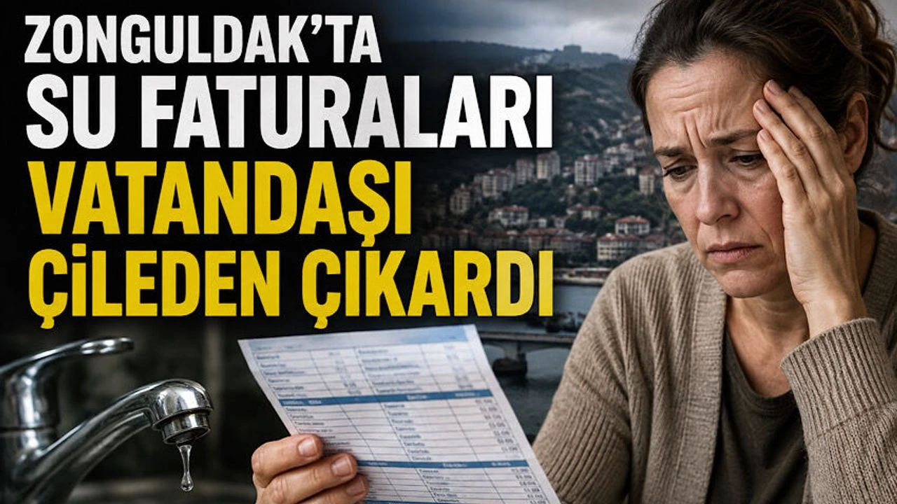 Zonguldak’ta zamlı su faturaları cep yakmaya başladı