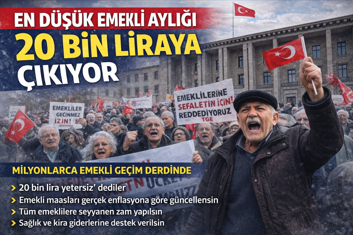 En Düşük Emekli Aylığı 20 Bin Liraya Çıkıyor: Tartışmalar Sürüyor